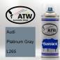 Preview: Audi, Platinum Gray, L265: 400ml Sprühdose, von ATW Autoteile West.